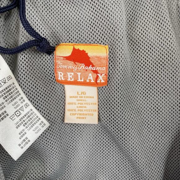 Tommy Bahama Swim Trunks Mens L Multicolor Shorts Swimwear All Over Print Mens - Picture 12 of 14